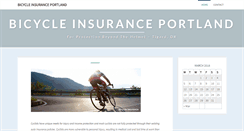 Desktop Screenshot of bicycleinsuranceportland.com