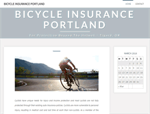 Tablet Screenshot of bicycleinsuranceportland.com